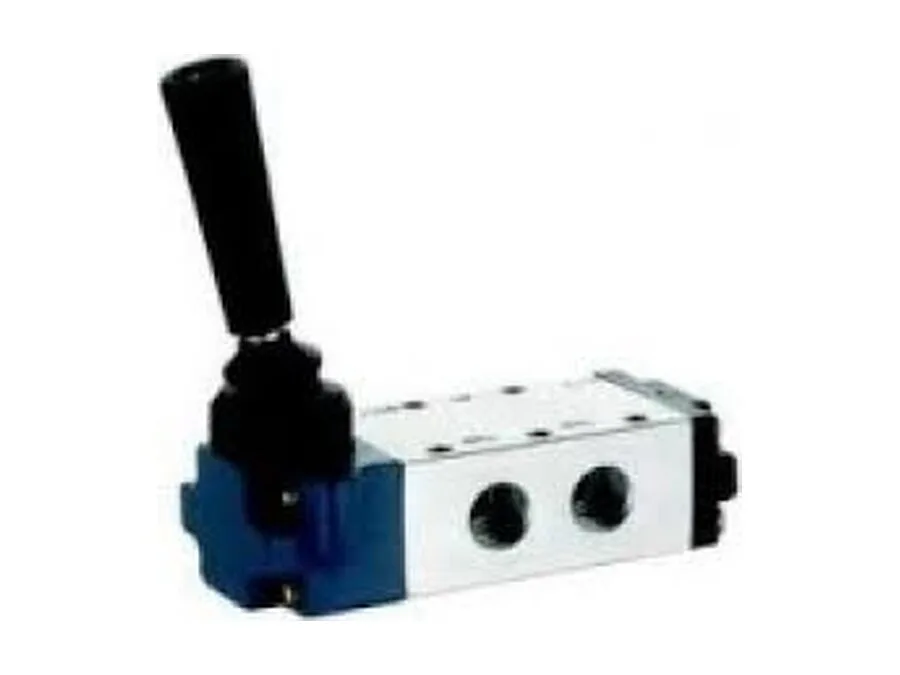 Hand lever operated directional control valve