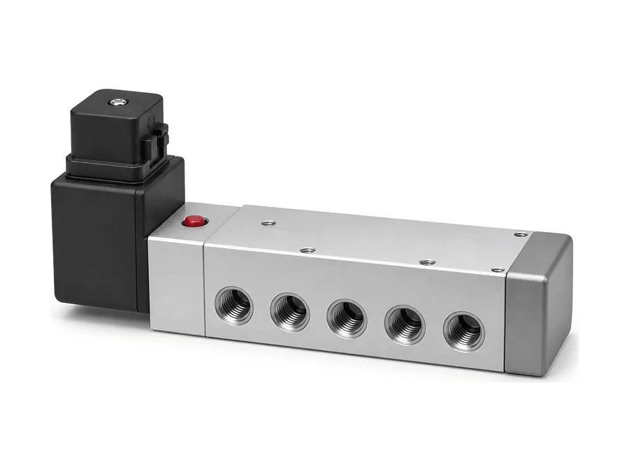 Single solenoid 5/2 directional control valve