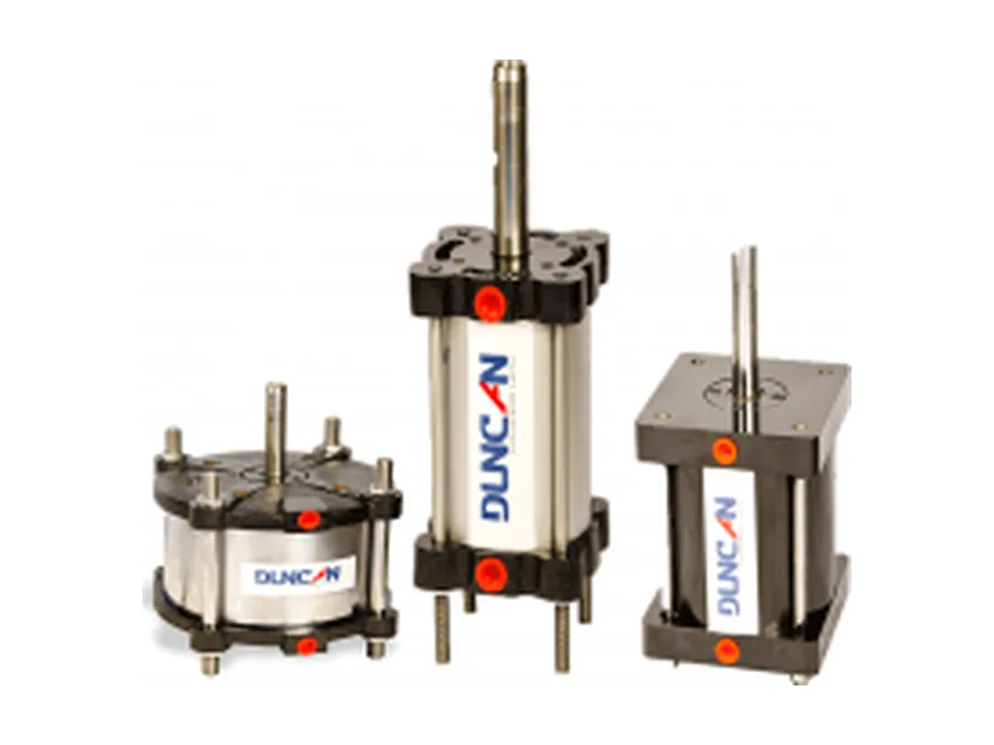 Knife gate cylinder